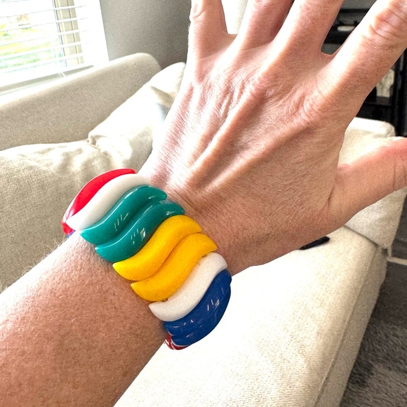 Artisan Jewelry - Brazil Colorful Wave Bracelet